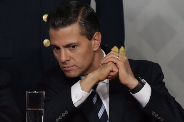 Enrique Pena Nieto durante un mitin