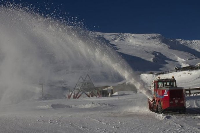Máquinas en Alto Campoo