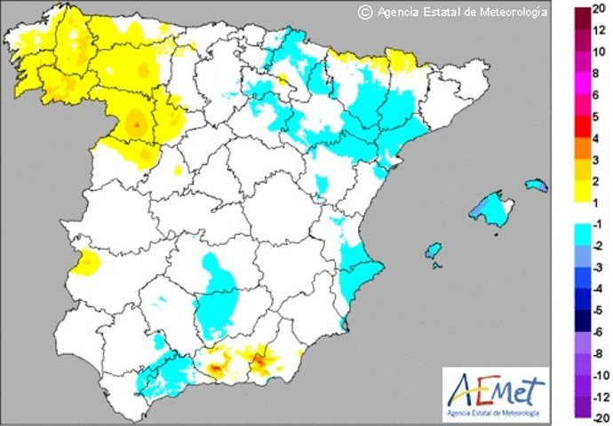 Mapa de mínimas