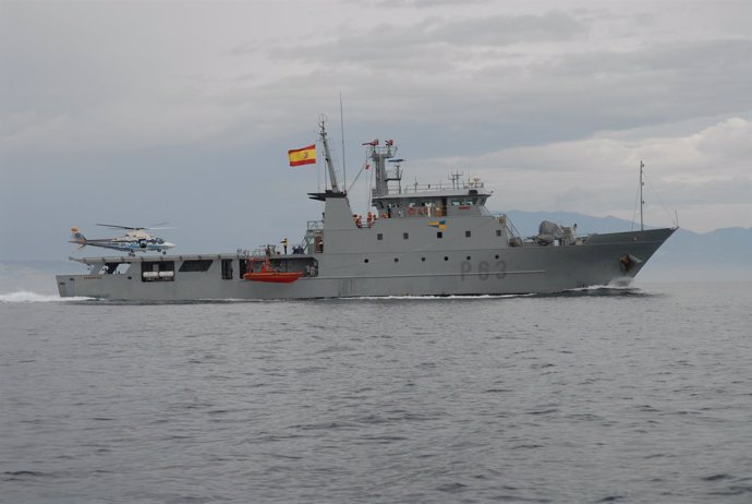 El patrullero de la Armada 'Arnomendi' 