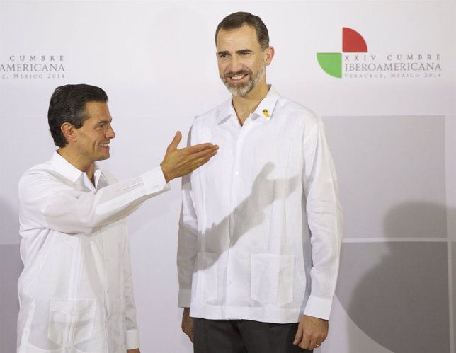 Felipe VI y Peña Nieto