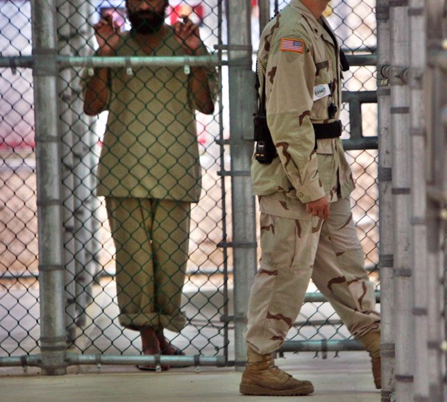 Centro penitenciario de la Bahía de Guantánamo, en Cuba