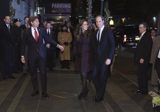 El Príncipe Guillermo y su esposa llegan a Nueva York