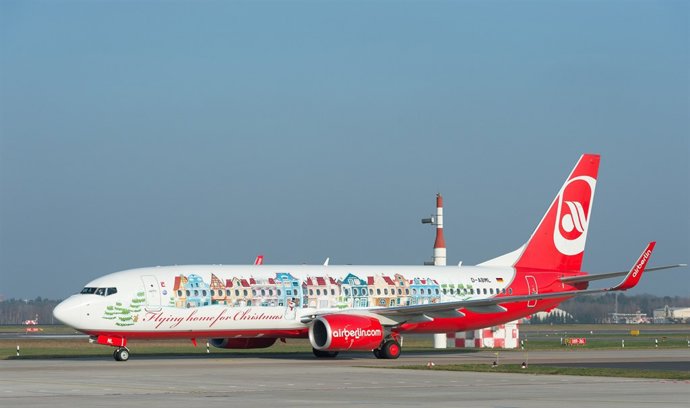Avion Navidad de airberlin