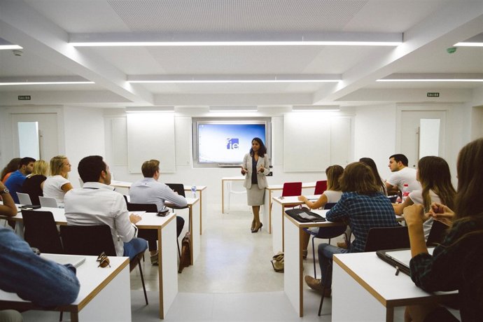 Una de las clases de IE University