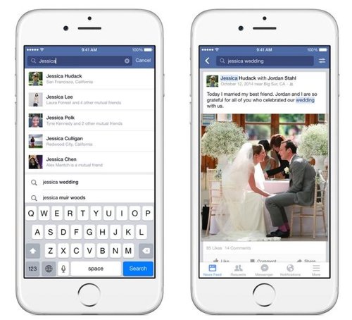 Facebook búsqueda de post antiguos