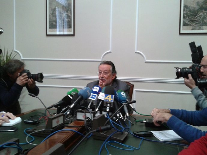 Alfonso Grau en rueda de prensa. Imagen de archivo