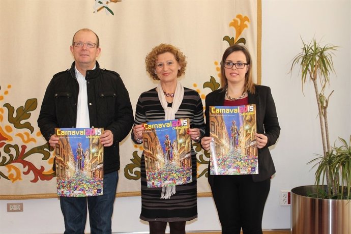 Don Carnal y Doña Cuaresma en la presentación del cartel