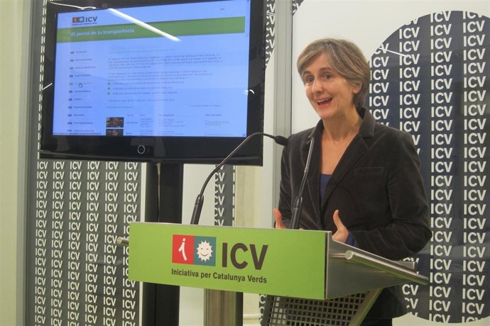 La coordinadora nacional de ICV, Dolors Camats