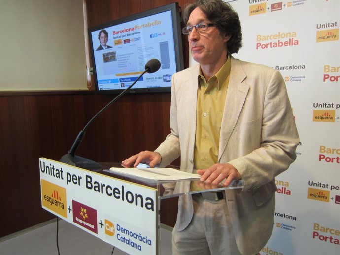 El presidente de Unitat per Barcelona (UpB), Jordi Portabella