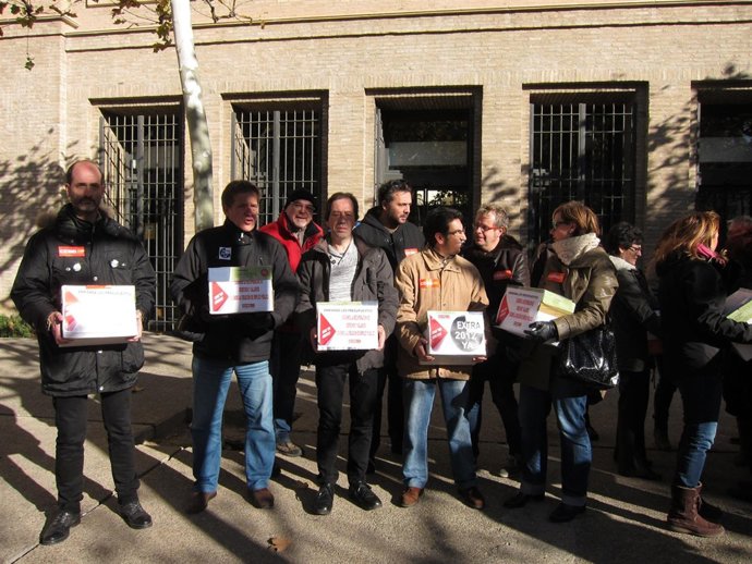CC.OO. Ha entregado las alegaciones de empleados públicos a los presupuestos