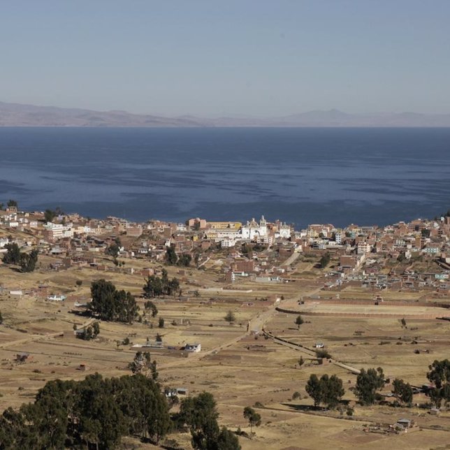 Lago Titicaca en Bolivia
