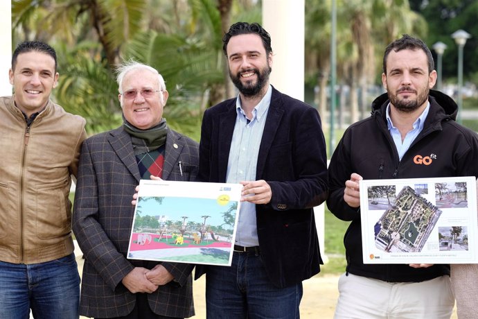Málaga mejoras en el parque huelin raúl jiménez