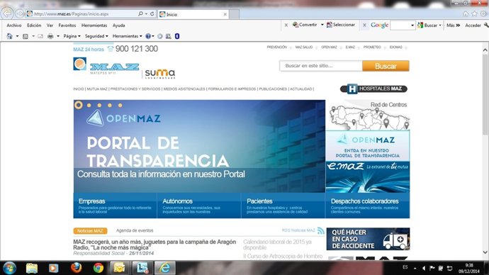 La mutua MAZ ha estrenado 'OpenMAZ'