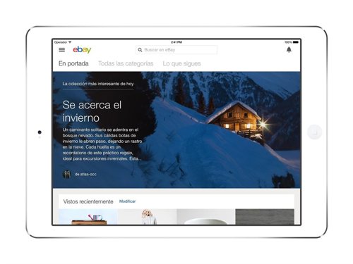 App eBay para iPad
