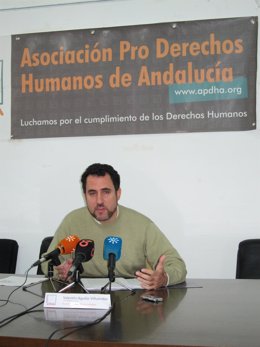 El coordinador general de APDH-A, Valentín Aguilar