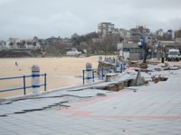 CANTABRIA.-Santander.- La Avenida de García Lago se cortará al tráfico esta tarde por la alerta de oleaje
