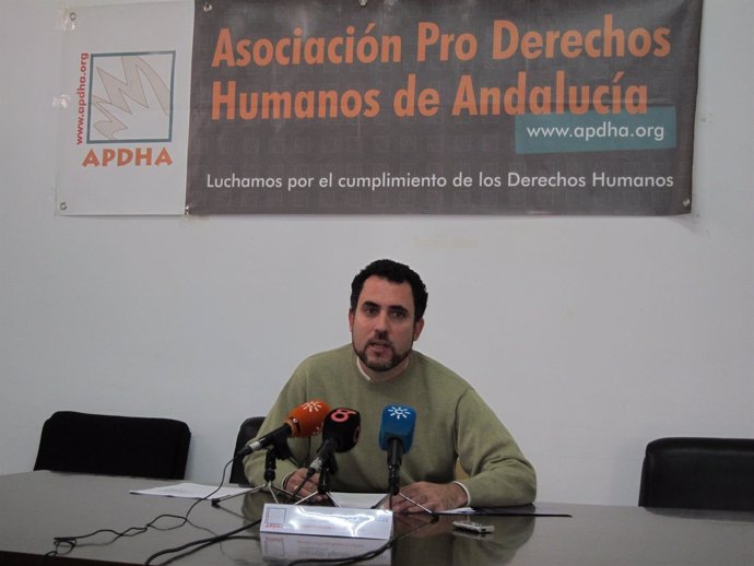 El coordinador general de APDH-A, Valentín Aguilar
