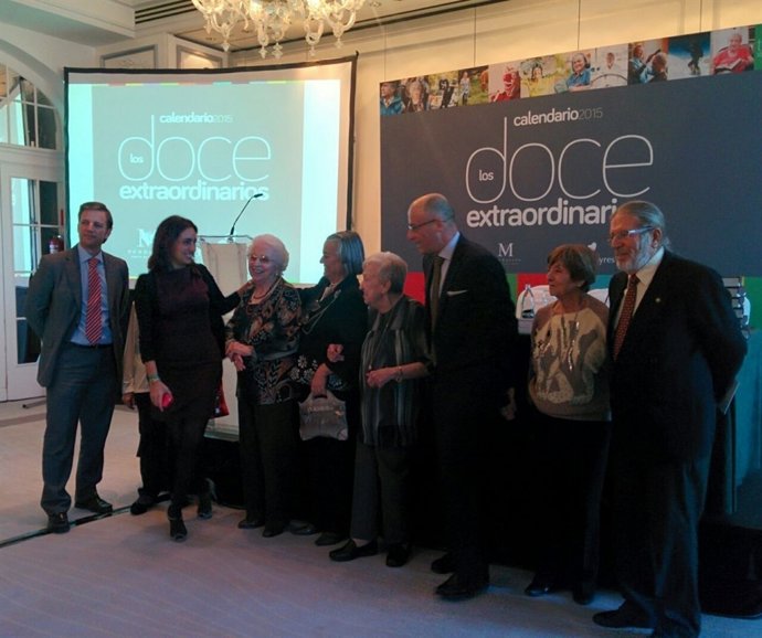 Presentación del calendario 2015  'Los Doce Extraordinarios' de Sanyres