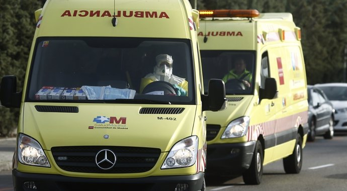 Traslado de la posible infectada por ébola repatriada desde Malí