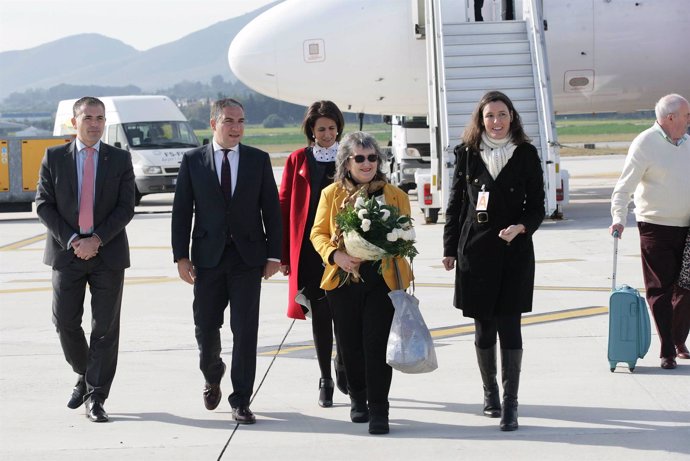 Málaga recibe a su turista 10 millones Andrade, Bendodo, Annita George, Borrego