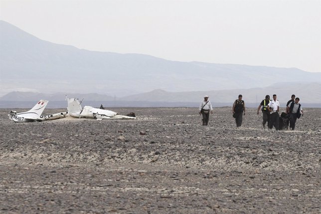 Una avioneta cae en las Líneas de Nazca