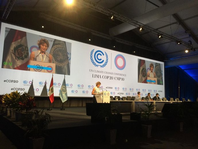 Isabel García Tejerina interviene en la Cumbre del Clima de Perú