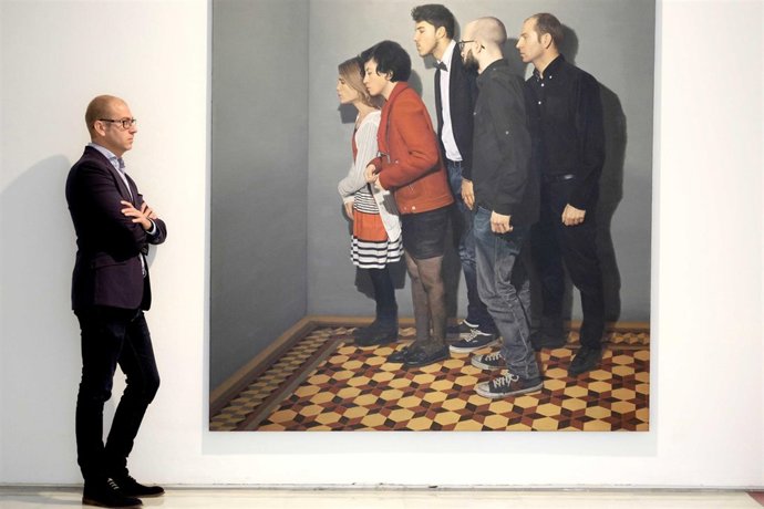 Exposición de juan manuel rodríguez una mirada tensa artista arte pintura