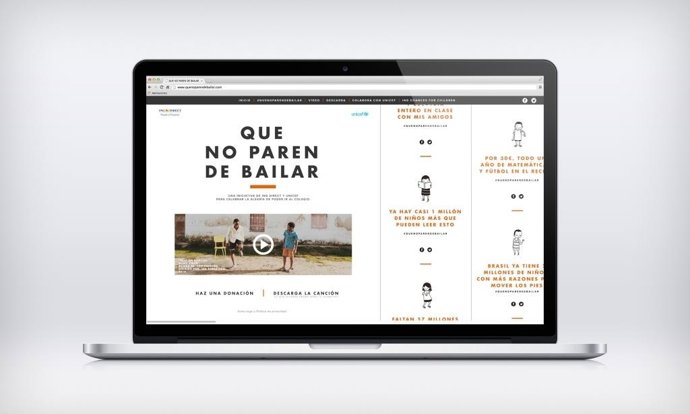 ING y UNICEF lanzan 'Que no paren de bailar'