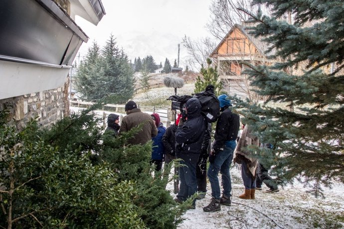 Rodaje en el Pirineo oscense  'La Próxima piel'