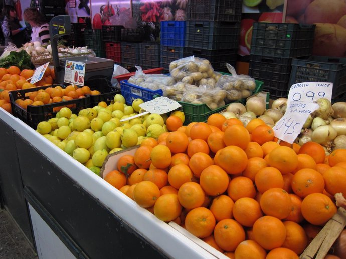 Navidad. IPC. Consumo. Cítricos. Huerta. Naranja. Limón. Mandarina. Mercado