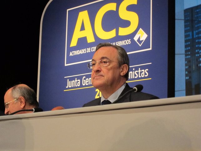 El Presidente De ACS, Florentino Pérez