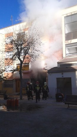 Incendio en una vivienda