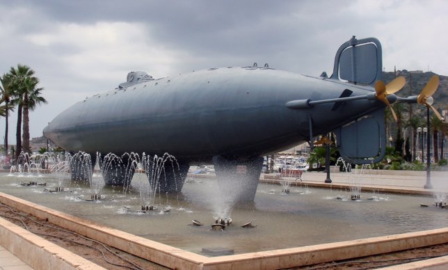Primer submarino creado por el murciano Isaac Peral