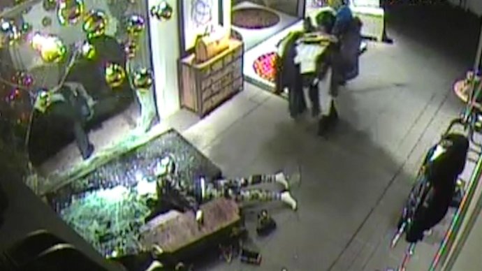 Robo en una tienda de artículos de lujo en Barcelona