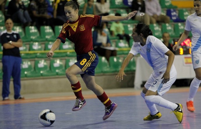 Patricia Gonzalez de España en el V Torneo Mundial de fútbol sala