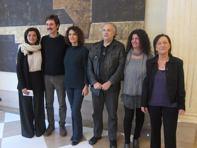 Los organizadores del MCIB y el director y la protagonista de 'In grazia di Dio'