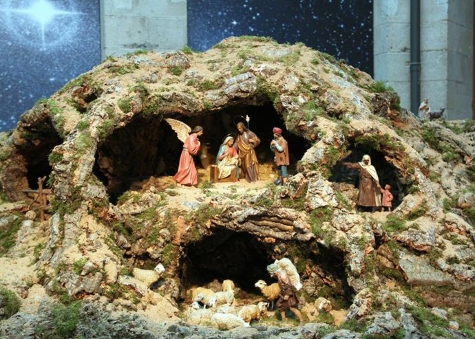 Uno de los belenes participantes en la pasada edición