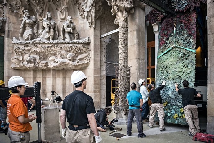 Puerta de la Fachada del Nacimiento de la Sagrada Familia