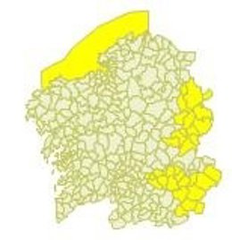 Alerta en Galicia el sábado 13 de diciembre.