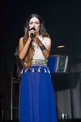 Marisa Valle Roso en el concierto '50 años no es nada' de Victor Manuel 