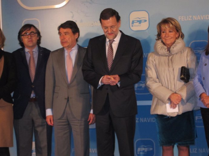 Rajoy, Aguirre y González