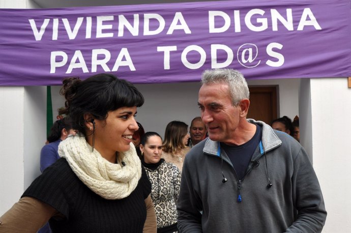 La eurodiputada gaditana de Podemos, Teresa Rodríguez