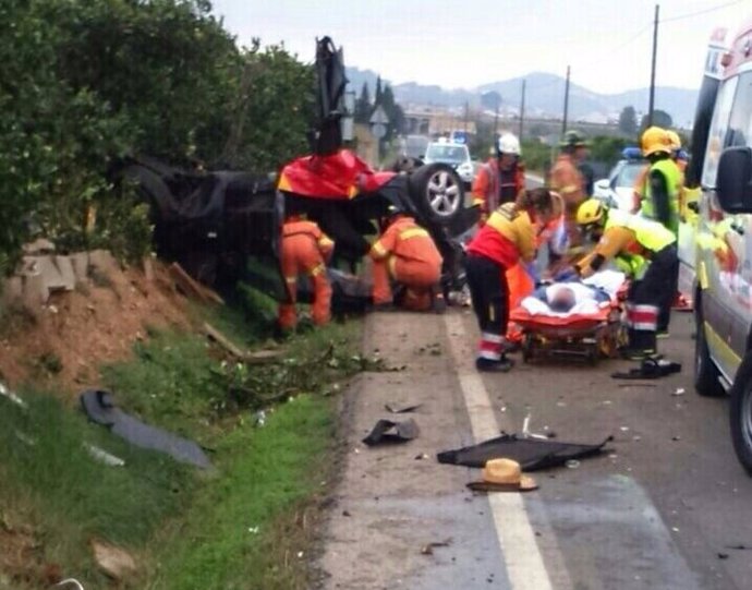 Accidente de tráfico en Llaurí