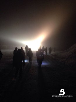 Senderistas rescatados