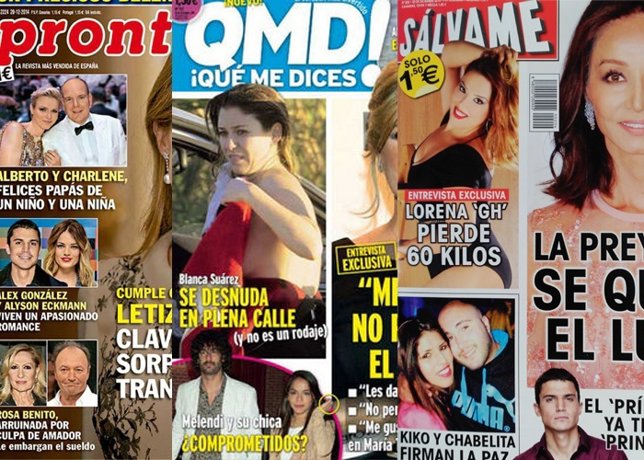 LAS REVISTAS DE ESTA SEMANA Isabel PREYSLER BLANCA SUAREZ TERELU 