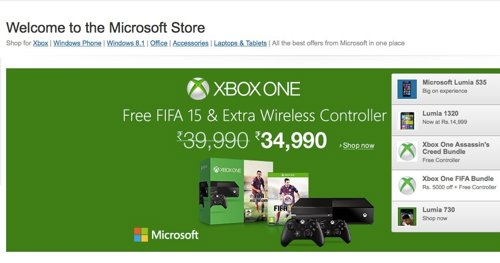 Microsoft abre tienda en Amazon India