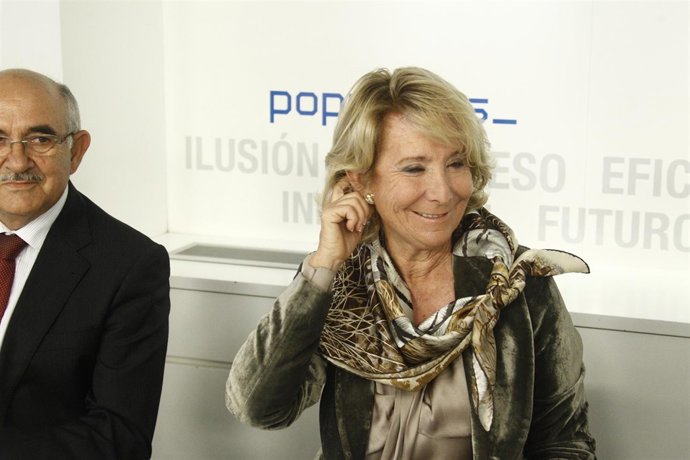 Esperanza Aguirre en el Comité Ejecutivo Nacional del PP