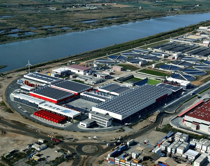 Planta piloto de la desalinizadora del Llobregat