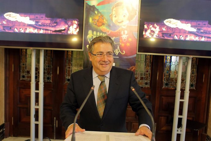 Zoido presentando el nuevo mapping